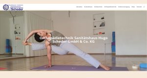 Neue Homepage Orthopaedietechnik Scheder